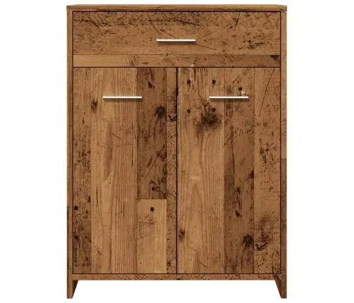 Vonios Kambario Spintelė, Sendintos Medienos, 60X33X80cm Mdp