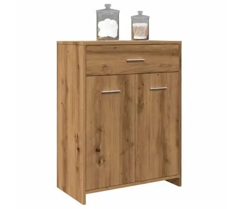 Vannitoakapp, Käsitöötamm, 60X33X80 cm Tehispuit Vannitoakapp, Käsitöötamm, 60X33X80 cm Tehispuit