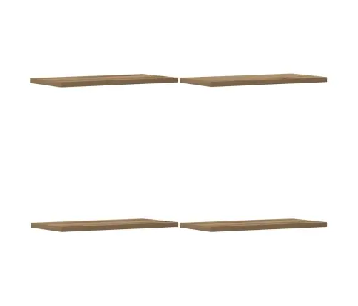 Seinariiulid 4 Tk Artisan Oak 40X20X1,5 Cm Engineered Wood