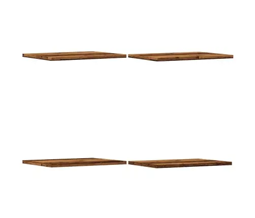 Plauktu Dēļi, 4 Gab., Veca Koka, 40X30X1,5Cm, Inženierijas Koks Vidaxl