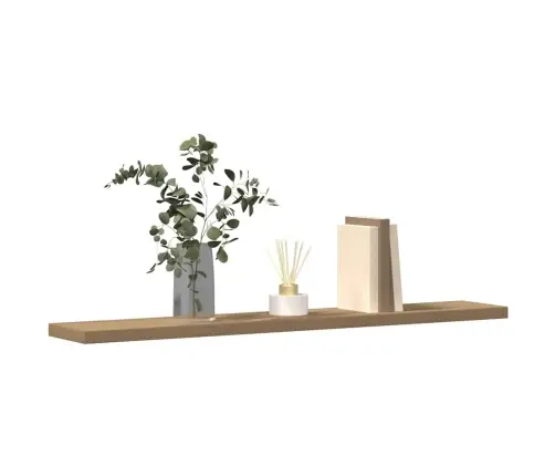 Plauktu Dēļi, 4 Gab., Koka Krāsa, 60X10X1,5 Cm, Skaidu Plāksne Vidaxl