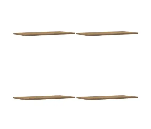 Seinariiulid 4 Tk, Käsitöötamm, 60X30X1,5 cm Tehispuit