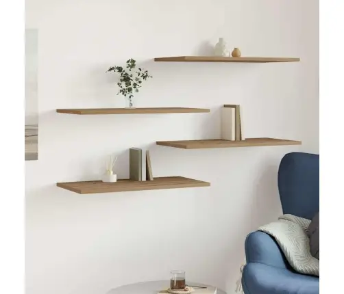 Seinariiulid 4 Tk, Käsitöötamm, 60X30X1,5 cm Tehispuit