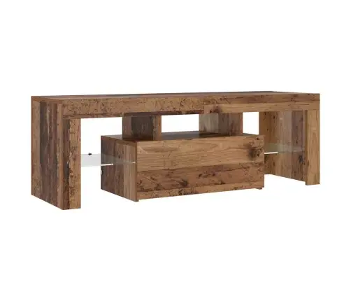Tv Skapītis Ar Led Lampiņām, 120X36,5X40 Cm, Inženierijas Koks Vidaxl