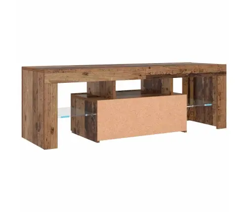 Tv Skapītis Ar Led Lampiņām, 120X36,5X40 Cm, Inženierijas Koks Vidaxl