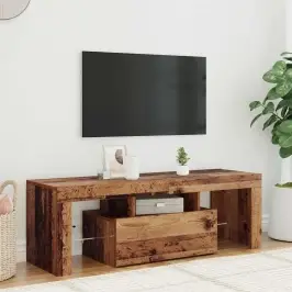Tv Skapītis Ar Led Lampiņām, 120X36,5X40 Cm, Inženierijas Koks Vidaxl