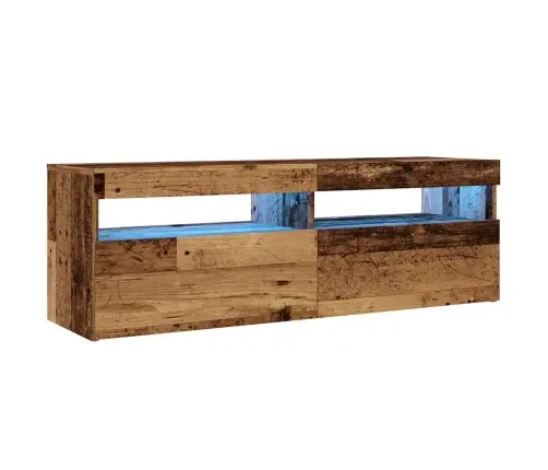 Televizoriaus Spintelė Su Led, Medienos, 120X35X40cm Mediena
