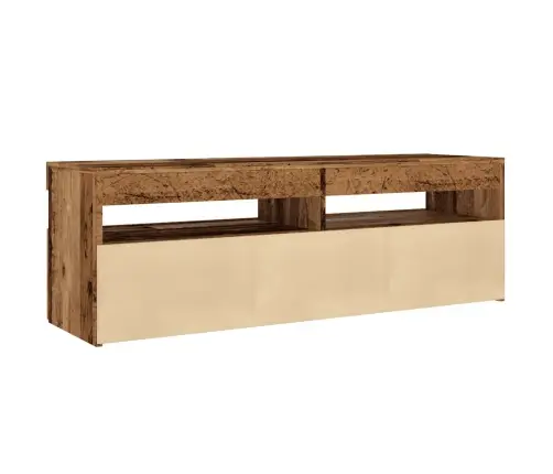 Televizoriaus Spintelė Su Led, Medienos, 120X35X40cm Mediena