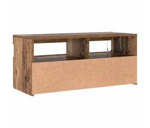 Tv Skapītis Ar Led Lampiņām, 90X35X40 Cm, Inženierijas Koks Vidaxl