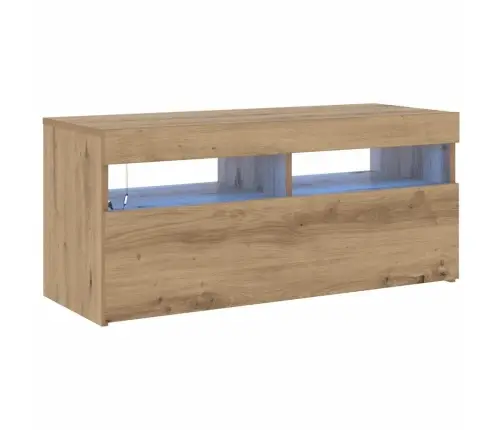 Televizoriaus Spintelė Su Led, Artisano, 90X35X40cm Mediena