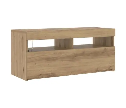 Televizoriaus Spintelė Su Led, Artisano, 90X35X40cm Mediena