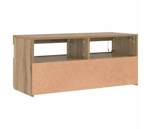 Televizoriaus Spintelė Su Led, Artisano, 90X35X40cm Mediena