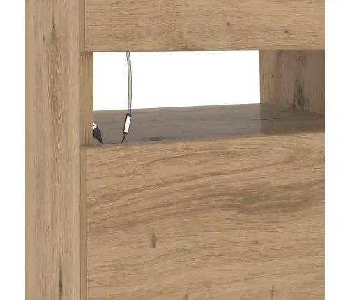 Televizoriaus Spintelė Su Led, Artisano, 90X35X40cm Mediena