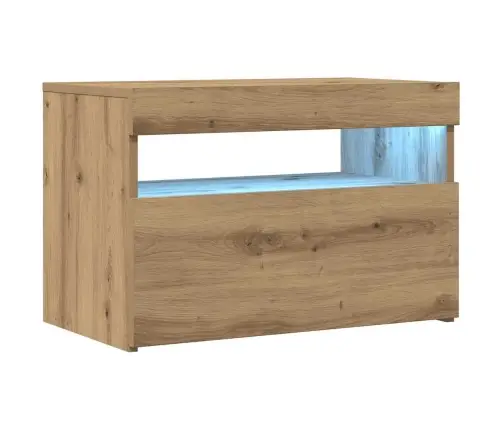 Tv Skapītis Ar Led Lampiņām, 60X35X40 Cm, Inženierijas Koks Vidaxl