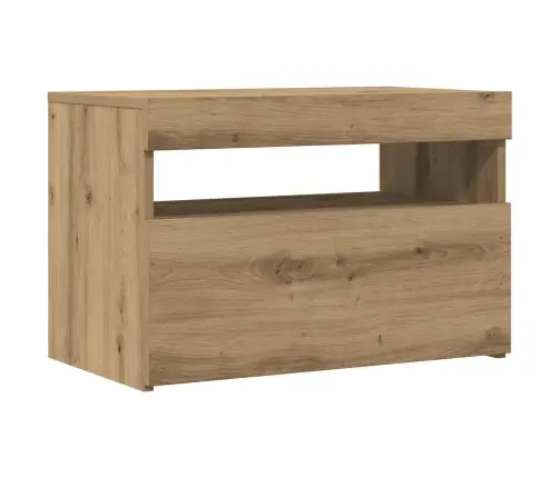 Tv Skapītis Ar Led Lampiņām, 60X35X40 Cm, Inženierijas Koks Vidaxl