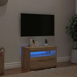 Tv Skapītis Ar Led Lampiņām, 60X35X40 Cm, Inženierijas Koks Vidaxl