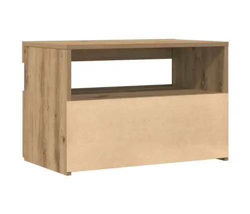 2-Daļīgs Televizora Skapja Komplekts Ar Led Gaismām Artisan Oak Vidaxl