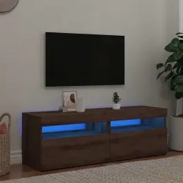 2-Daļīgs Televizora Skapja Komplekts Ar Led Gaismām Artisan Oak Vidaxl