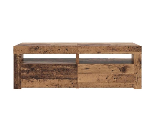 Tv Skapītis Ar Led Lampiņām, 120X35X40 Cm, Inženierijas Koks Vidaxl