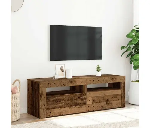 Telerialus Lediga, Vana Puit, 120X35X40 cm Tehispuit