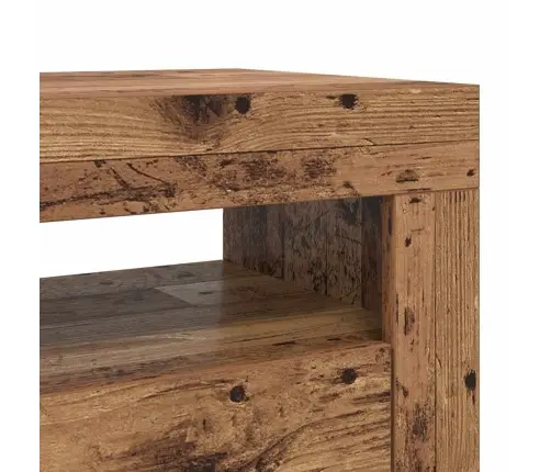 Tv Skapītis Ar Led Lampiņām, 120X35X40 Cm, Inženierijas Koks Vidaxl