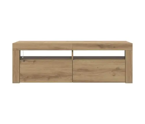 Tv Skapītis Ar Led Lampiņām, 120X35X40 Cm, Inženierijas Koks Vidaxl