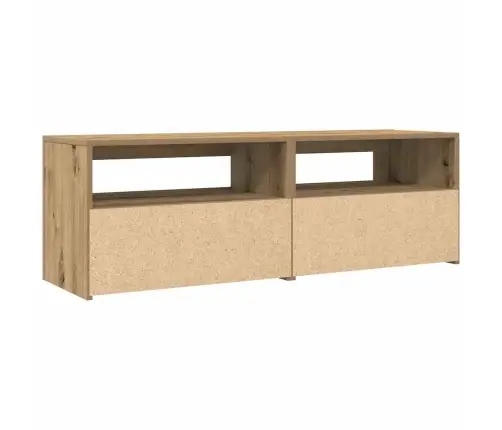 Tv Skapītis Ar Led Lampiņām, 120X35X40 Cm, Inženierijas Koks Vidaxl