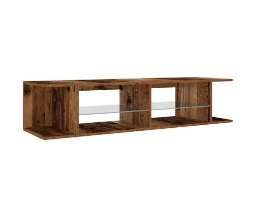 Televizoriaus Spintelė Su Led, Medienos, 135X39X30cm Mediena Televizoriaus Spintelė Su Led, Medienos, 135X39X30cm Mediena