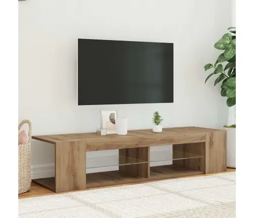 Televizoriaus Spintelė Su Led, Artisano, 135X39X30cm Mediena