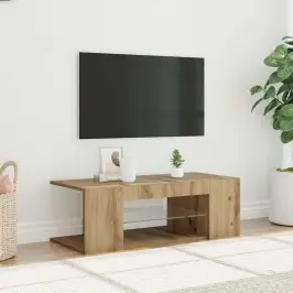 Televizoriaus Spintelė Su Led Lemputėmis Artisan Ąžuolas