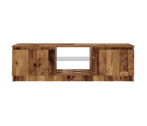 Tv Skapītis Ar Led Lampiņām, 120X30X36 Cm, Inženierijas Koks Vidaxl