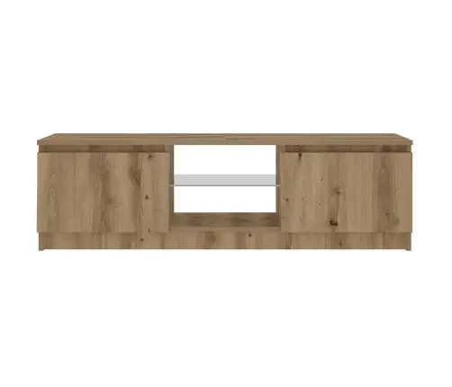 Tv Skapītis Ar Led Lampiņām, 120X30X36 Cm, Inženierijas Koks Vidaxl