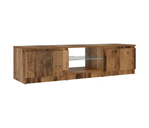 Tv Skapītis Ar Led Lampiņām, 140X40X36 Cm, Inženierijas Koks Vidaxl