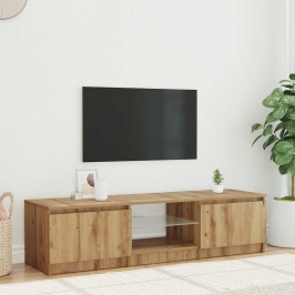 Tv Skapītis Ar Led Lampiņām, 140X40X36 Cm, Inženierijas Koks Vidaxl