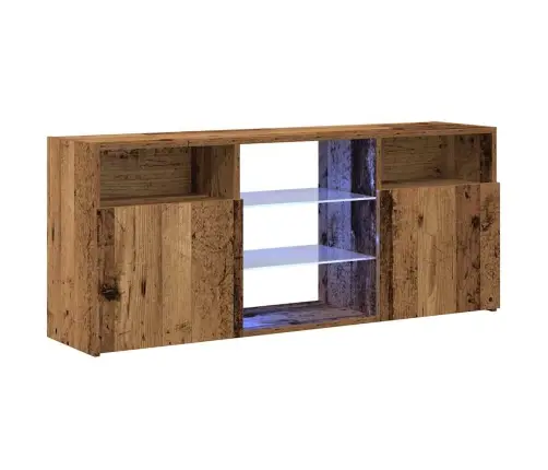 Tv Skapītis Ar Led Lampiņām, 120X30X50 Cm, Inženierijas Koks Vidaxl