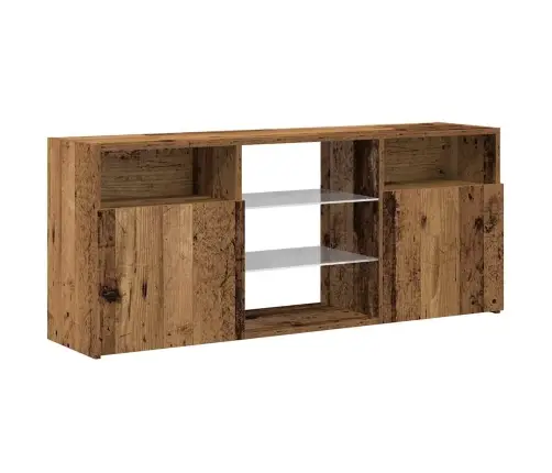 Tv Skapītis Ar Led Lampiņām, 120X30X50 Cm, Inženierijas Koks Vidaxl