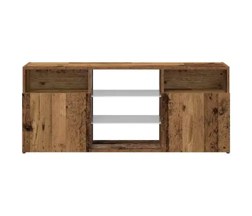 Tv Skapītis Ar Led Lampiņām, 120X30X50 Cm, Inženierijas Koks Vidaxl