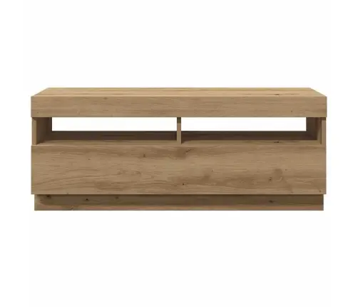 Tv Skapītis Ar Led Lampiņām, 100X35X40 Cm, Inženierijas Koks Vidaxl