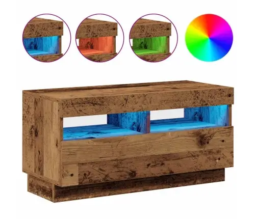 Tv Skapītis Ar Led Lampiņām, 80X35X40 Cm, Inženierijas Koks Vidaxl Tv Skapītis Ar Led Lampiņām, 80X35X40 Cm, Inženierijas Koks Vidaxl