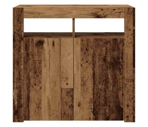 Kumode Ar Led Lampiņām Veca Koka 80X35X75 Cm Inženierijas Koks Vidaxl Kumode Ar Led Lampiņām Veca Koka 80X35X75 Cm Inženierijas Koks Vidaxl