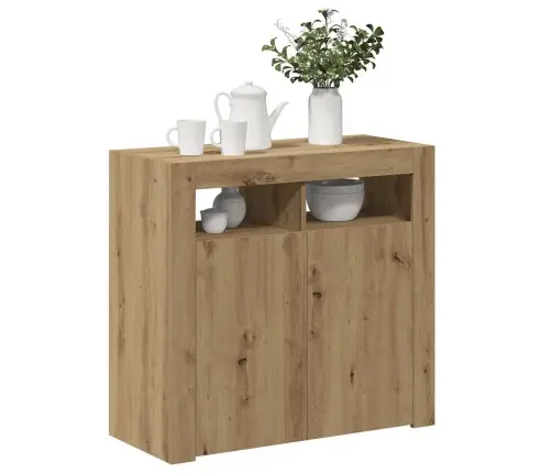 Šoninė Spintelė Su Led, Artisano, 80X35X75cm Apdirbta Mediena