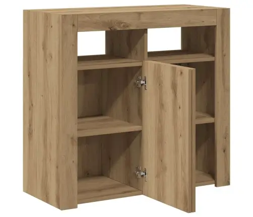 Šoninė Spintelė Su Led, Artisano, 80X35X75cm Apdirbta Mediena