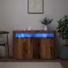 Kumode Ar Led Lampiņām, 115,5X30X75 Cm, Inženierijas Koks Vidaxl Kumode Ar Led Lampiņām, 115,5X30X75 Cm, Inženierijas Koks Vidaxl