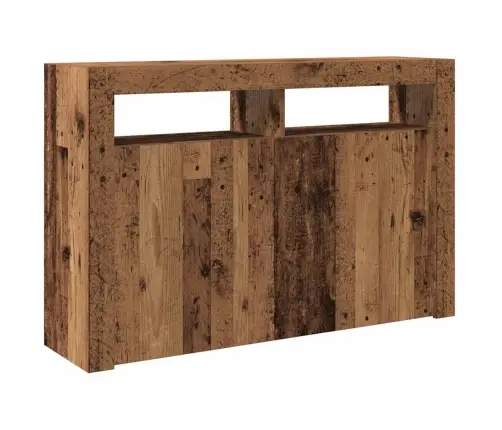 Kumode Ar Led Lampiņām, 115,5X30X75 Cm, Inženierijas Koks Vidaxl Kumode Ar Led Lampiņām, 115,5X30X75 Cm, Inženierijas Koks Vidaxl