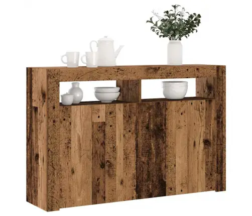 Kumode Ar Led Lampiņām, 115,5X30X75 Cm, Inženierijas Koks Vidaxl Kumode Ar Led Lampiņām, 115,5X30X75 Cm, Inženierijas Koks Vidaxl