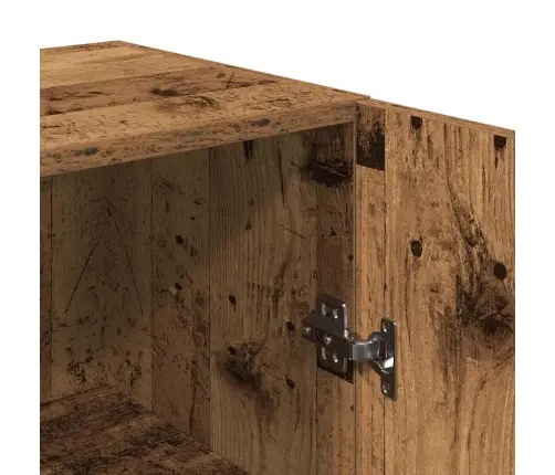 Telerikapid 2 Tk, Vana Puit, 30,5 X 30 X 60 cm Tehispuit