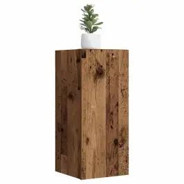 Telerikapid 2 Tk, Vana Puit, 30,5 X 30 X 60 cm Tehispuit