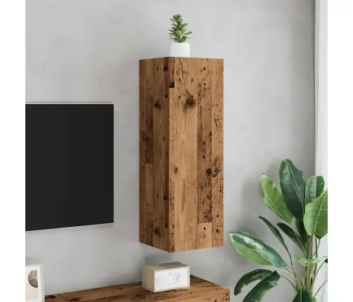 Tv Skapis Old Wood 30,5X30X90 Cm Engineered Wood Vidaxl