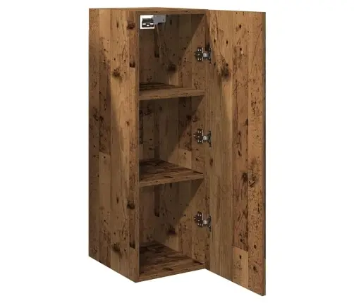 Tv Skapis Old Wood 30,5X30X90 Cm Engineered Wood Vidaxl