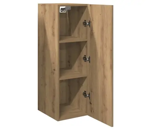 2 Daļu Tv Skapja Komplekts Artisan Ozols 30,5X30X90 Cm Vidaxl